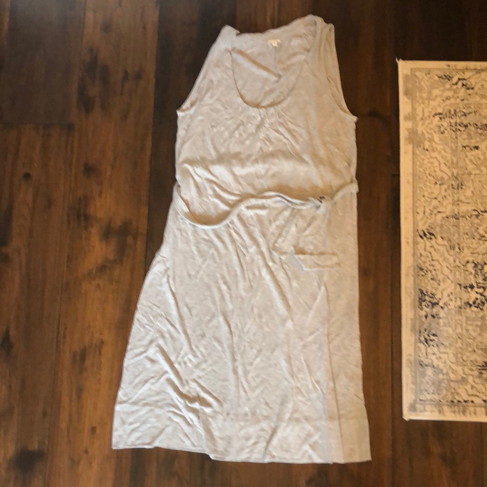 J Crew grey cotton dress